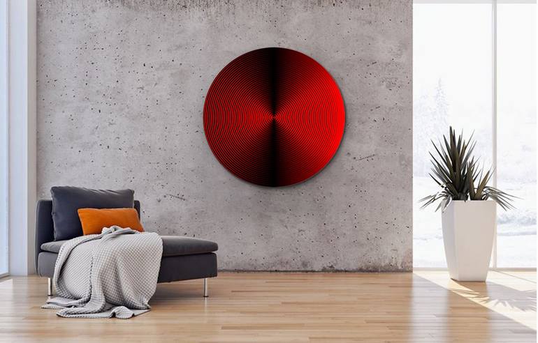 Original Abstract Geometric Sculpture by YVONN ZUBAK