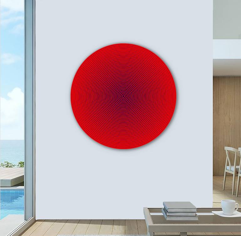 Original Abstract Geometric Sculpture by Yvonn Zubak