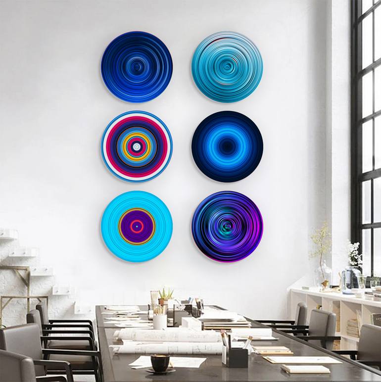 Original Art Deco Abstract Sculpture by Yvonn Zubak