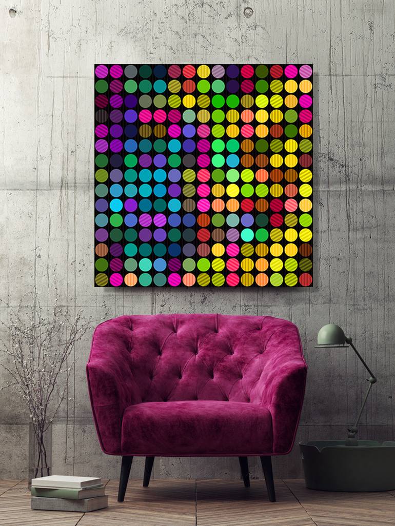 Original Minimalism Abstract Digital by Yvonn Zubak