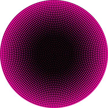 abstract circle dots thumb