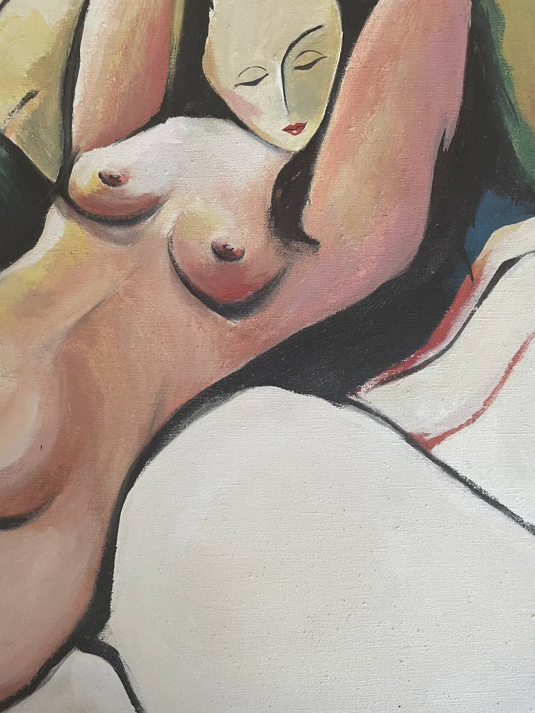 Original Nude Painting by Michele Zuzalek