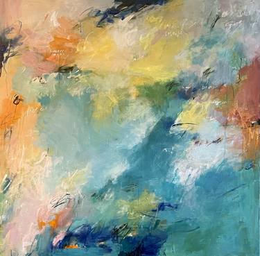 Original Modern Abstract Paintings by Michele Zuzalek