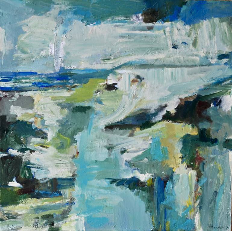 Print of Abstract Expressionism Abstract Paintings by Michele Zuzalek