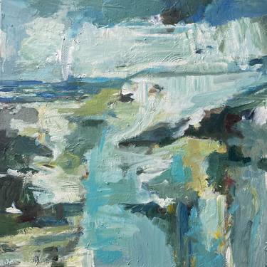 Original Abstract Expressionism Abstract Painting by Michele Zuzalek