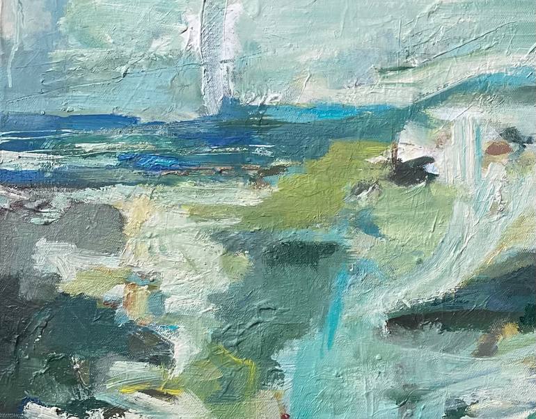 Original Abstract Expressionism Abstract Painting by Michele Zuzalek