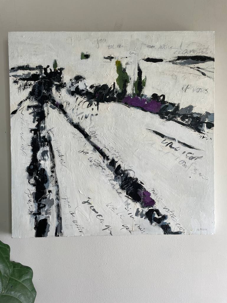 Original Abstract Expressionism Abstract Painting by Michele Zuzalek