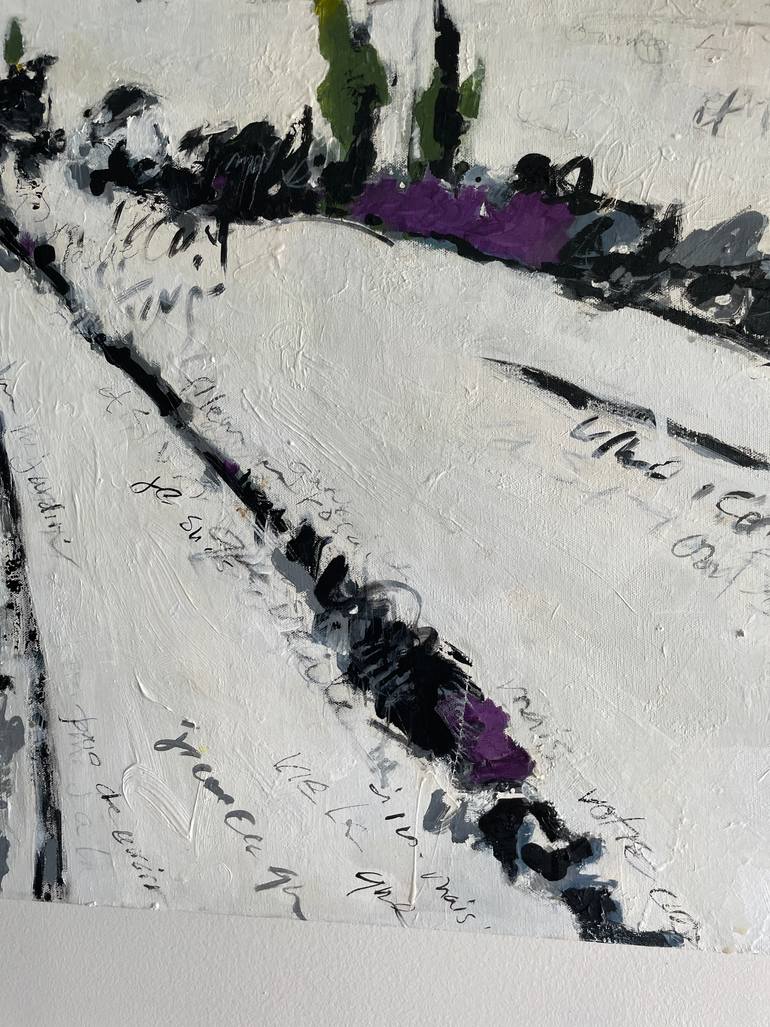 Original Abstract Expressionism Abstract Painting by Michele Zuzalek