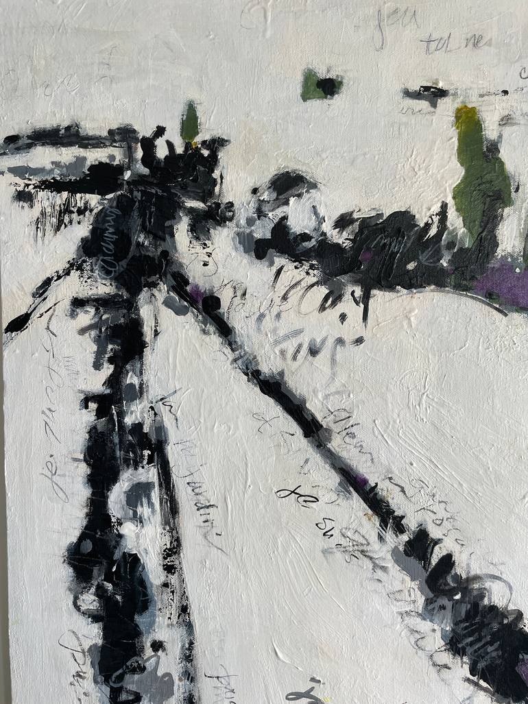 Original Abstract Expressionism Abstract Painting by Michele Zuzalek