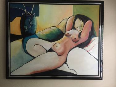 Original Figurative Nude Paintings by Michele Zuzalek