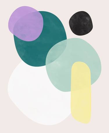 Print of Illustration Abstract Digital by Susana Paz