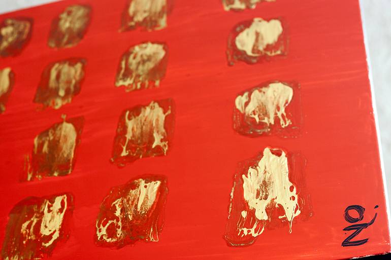 Original Minimalism Love Painting by Mattia Paoli