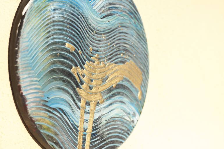 Original Art Deco Abstract Painting by Mattia Paoli