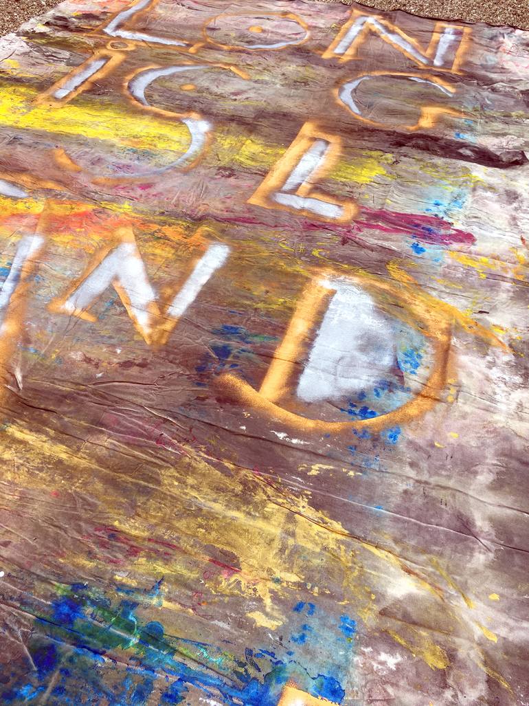 Original Abstract Expressionism Abstract Painting by Mattia Paoli