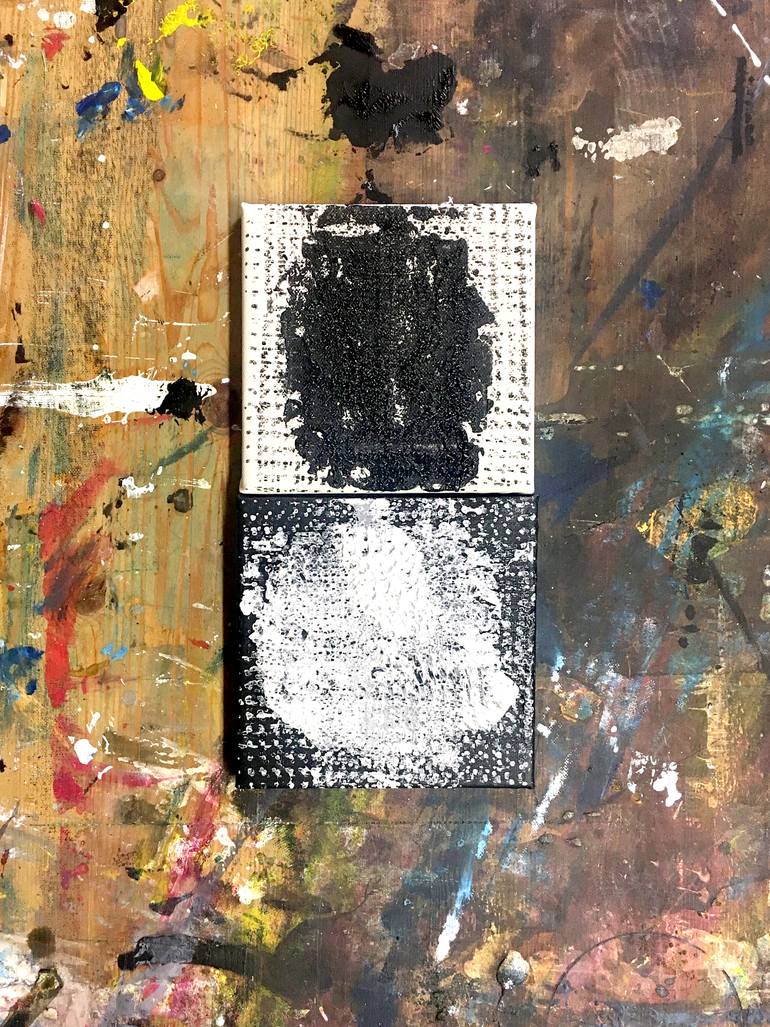 Original Conceptual Abstract Painting by Mattia Paoli