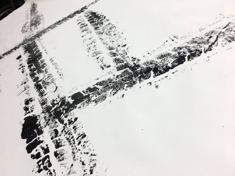 Original Conceptual Abstract Painting by Mattia Paoli