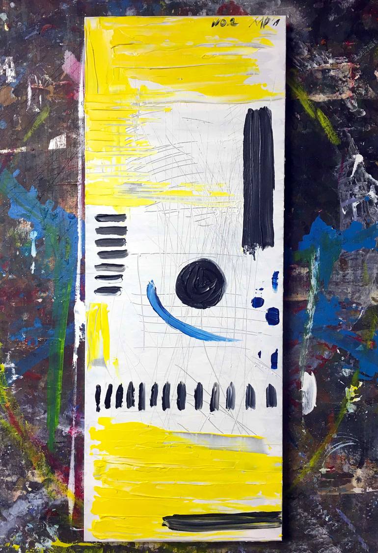 Original Abstract Expressionism Abstract Painting by Mattia Paoli