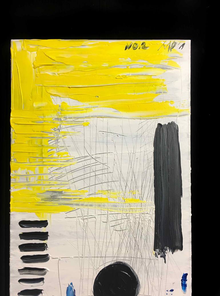 Original Abstract Expressionism Abstract Painting by Mattia Paoli