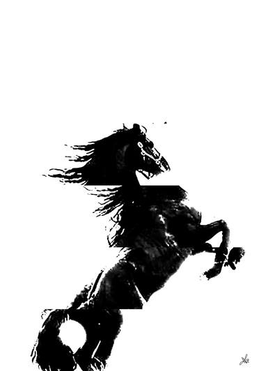 Print of Horse Mixed Media by Mattia Paoli