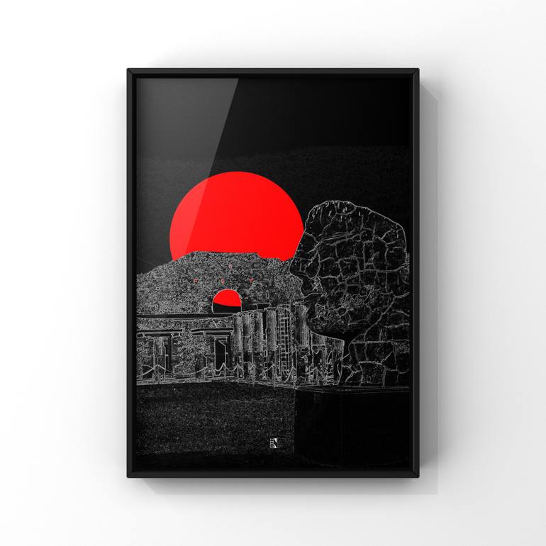 Original Minimalism Pop Culture/Celebrity Mixed Media by Mattia Paoli