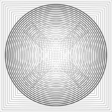 Print of Abstract Geometric Mixed Media by Mattia Paoli