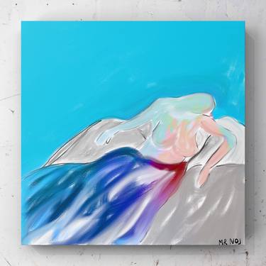 Saatchi Art Artist Mr Noj; New-Media, “Woman at sea - Limited Edition of 1” #art