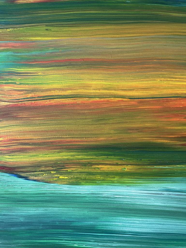 Original Abstract Seascape Painting by Mattia Paoli