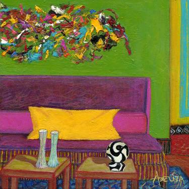 Print of Expressionism Interiors Paintings by Adelita Pandini