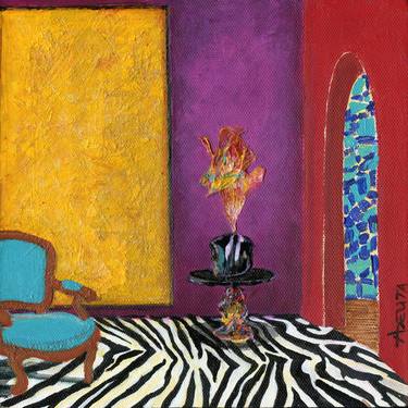 Print of Expressionism Interiors Paintings by Adelita Pandini