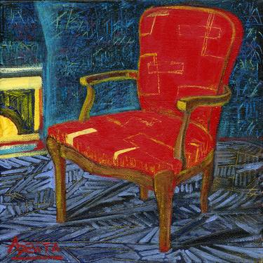 Print of Expressionism Interiors Paintings by Adelita Pandini