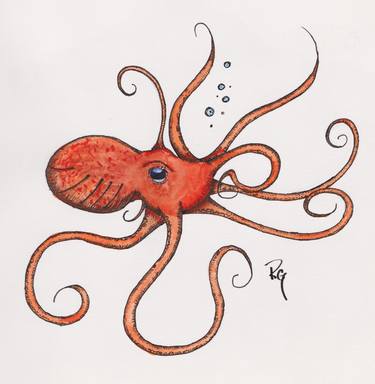 Orange Octopus thumb