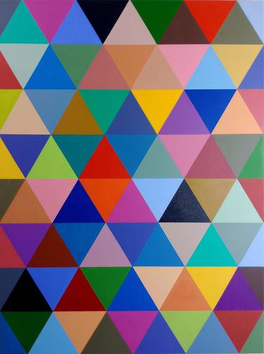 Original Abstract Geometric Paintings by Juan Jose Hoyos Quiles