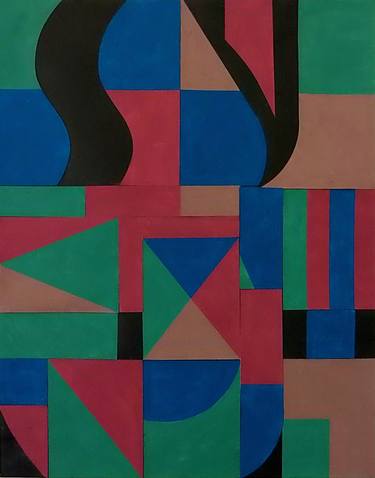 Print of Abstract Geometric Paintings by Juan Jose Hoyos Quiles