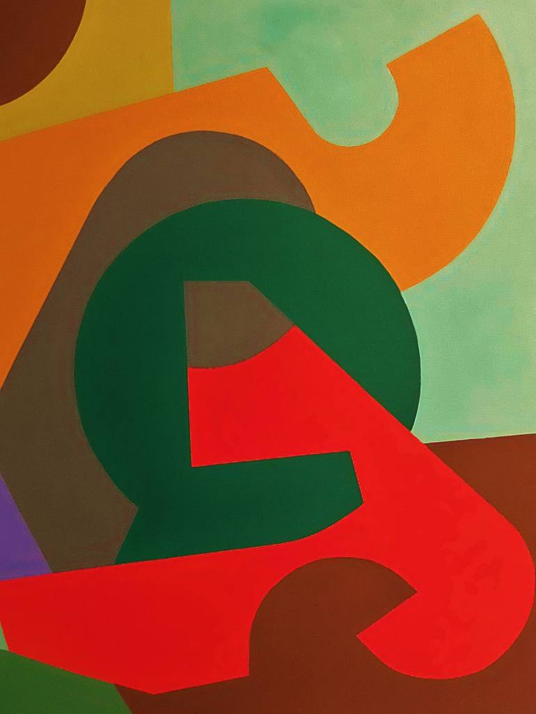 Original Geometric Painting by Juan Jose Hoyos Quiles