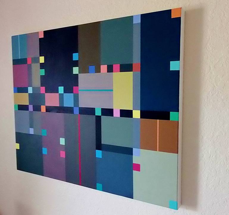 Original Abstract Painting by Juan Jose Hoyos Quiles