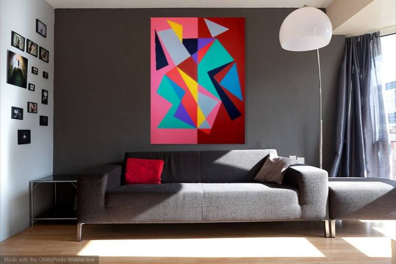 Original Abstract Painting by Juan Jose Hoyos Quiles