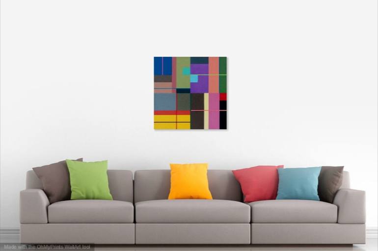 Original Abstract Painting by Juan Jose Hoyos Quiles