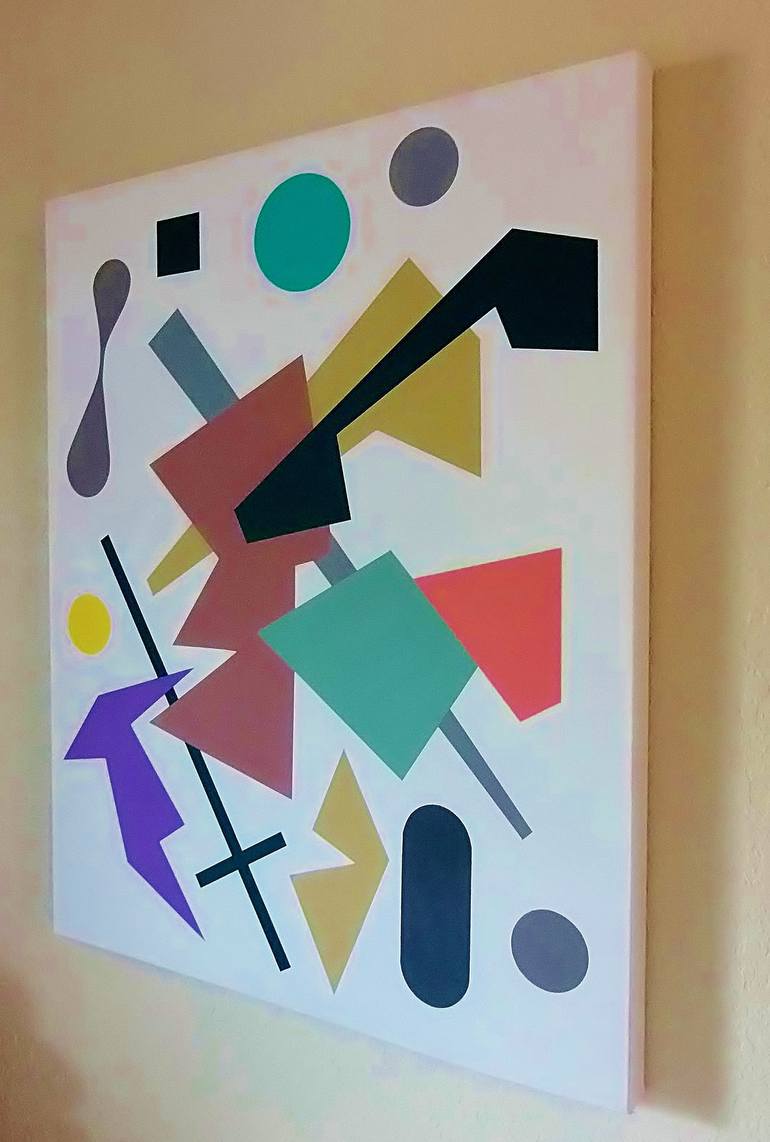 Original Abstract Painting by Juan Jose Hoyos Quiles