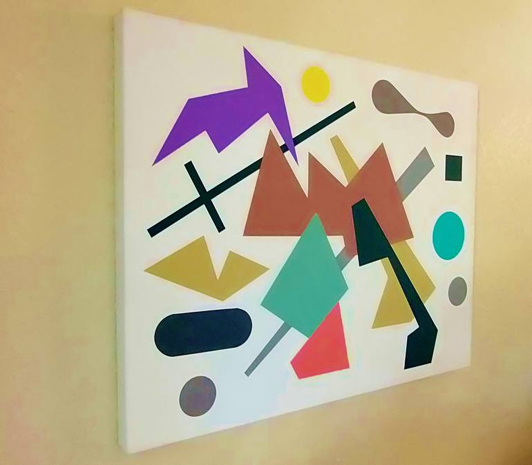 Original Abstract Painting by Juan Jose Hoyos Quiles