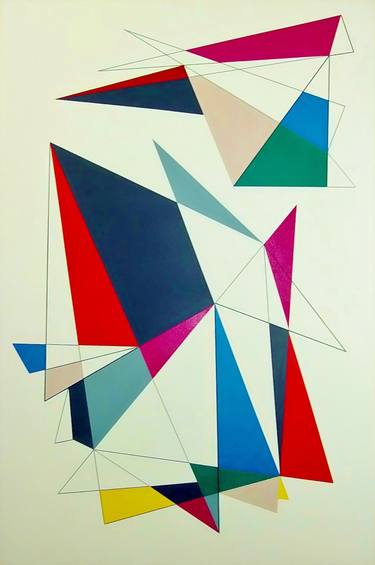 Original Abstract Paintings by Juan Jose Hoyos Quiles