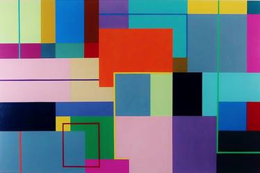 Original Abstract Paintings by Juan Jose Hoyos Quiles