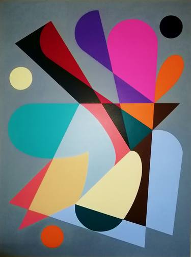 Original Abstract Paintings by Juan Jose Hoyos Quiles