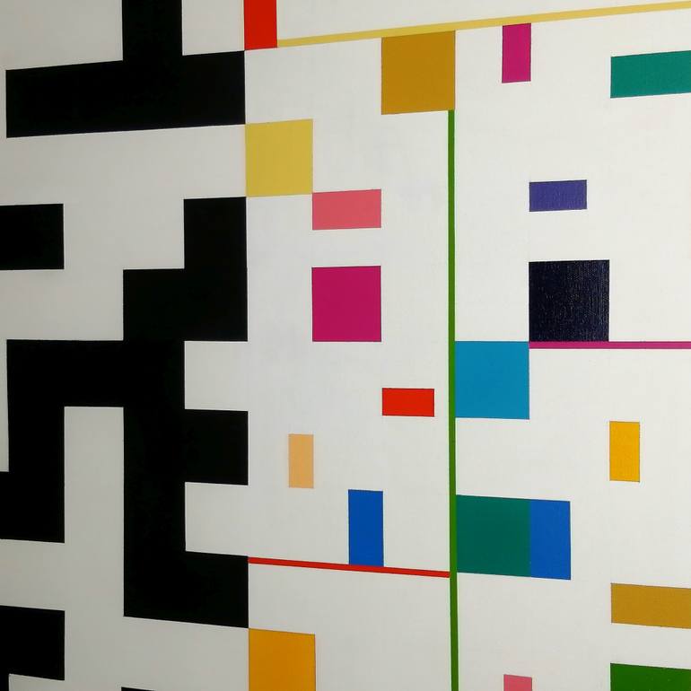 Original Contemporary Abstract Painting by Juan Jose Hoyos Quiles