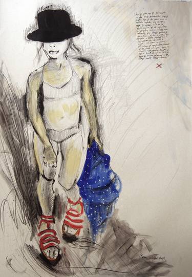 Original Figurative Body Drawings by Sonja Curcic