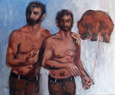 Original Conceptual Men Paintings by Sonja Curcic