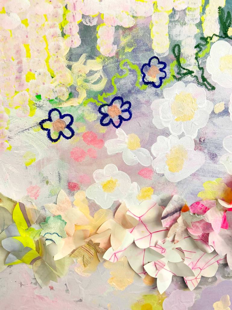 Original Pop Art Botanic Collage by Kristi Kohut