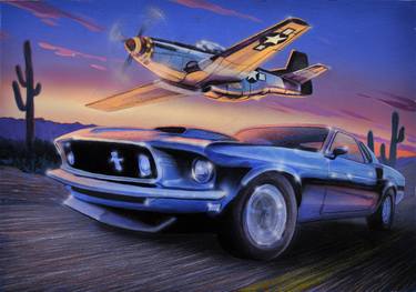 Print of Illustration Car Paintings by Stanislav Atanasov