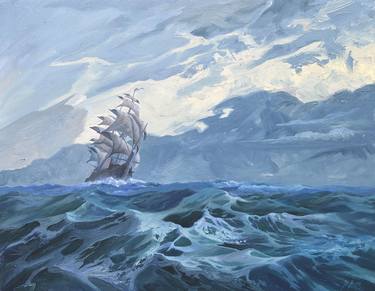 Original Sailboat Paintings by Stanislav Atanasov