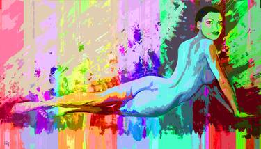 lying naked in color - Limited Edition 1 of 1 thumb