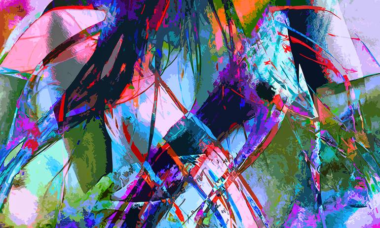 Original Conceptual Abstract Mixed Media by Law Rider